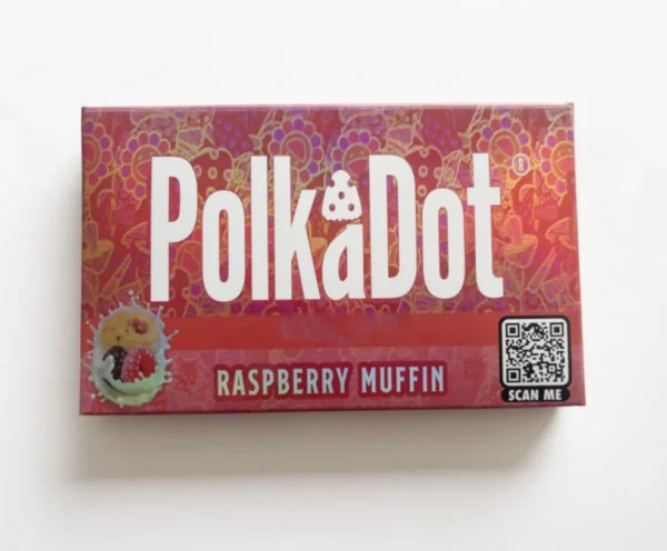 Polkadot Raspberry Muffin Chocolate Bar