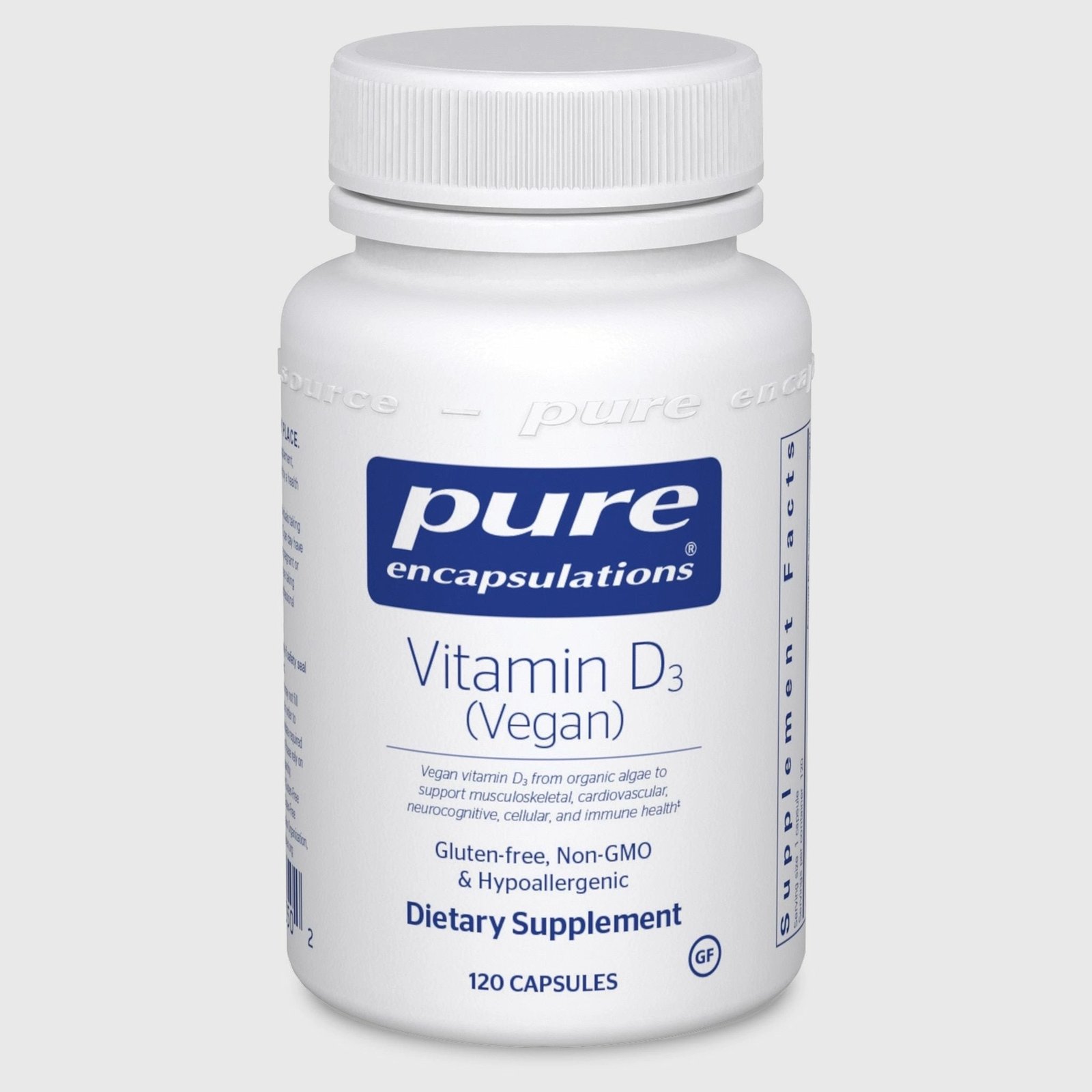 Pure Encapsulations Vitamin D3 (vegan)